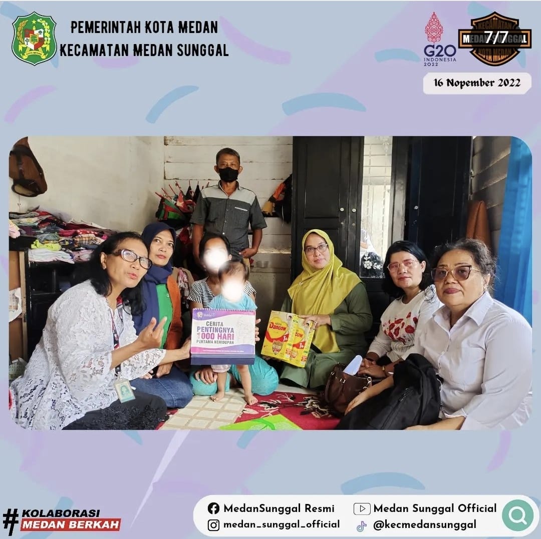 Kegiatan Pemantuan dan pemeriksaan tumbuh kembang anak stunting (16/11/2022)